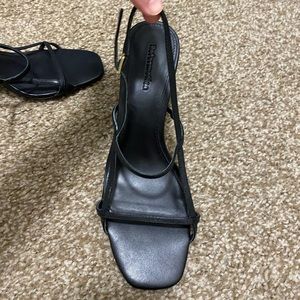 Reformation black heels